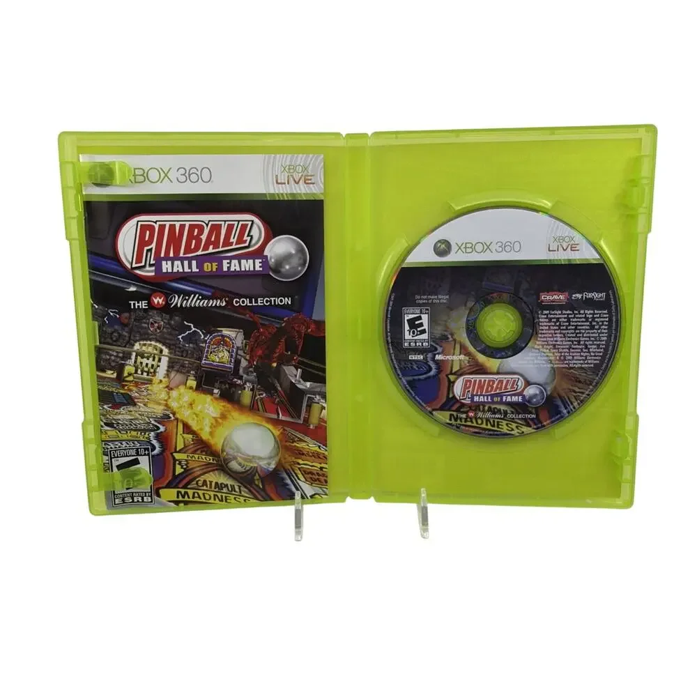 Pinball Hall of Fame: The Williams Collection Xbox 360, 2009 CIB Tested Working
